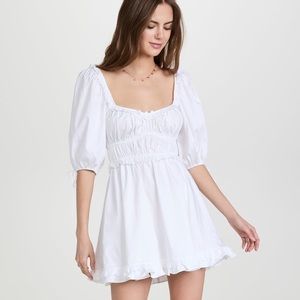 NWT For Love and Lemons White Jackson Mini Dress